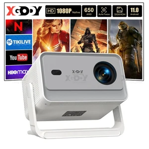 4K Projector 650ANSI HD 5G WiFi Bluetooth Mini LED HDMI Home Theater Multimedia - Picture 1 of 39