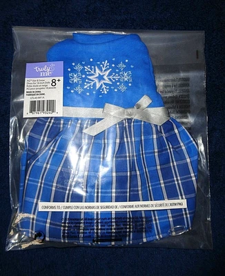 NUEVO ~ American Girl STAR & SNOW Conjunto de Vestido Zapatos Diadema Bolso SELLADO NRFB Vacaciones Foto 1 de 3