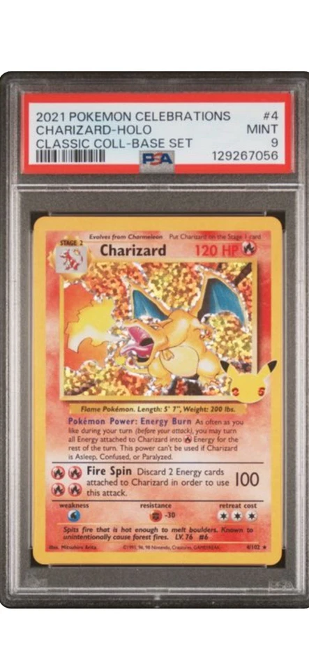 Charizard 4/102 Celebrations: Classic Collection Holo - Image 1 of 1
