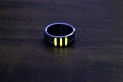 New TC4 Titanium Alloy Finger Ring Men Women Finger Ring Gift - Image 1 of 4