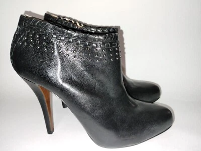 Botines de cuero negro para mujer ENZO ANGIOLINI talla 10M Foto 1 de 4