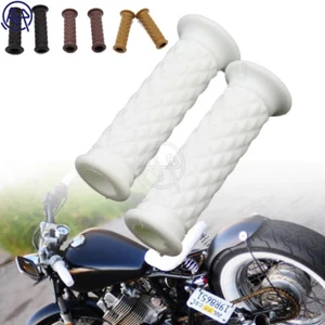 7/8'' Retro Vintage 5Colors Hand Grip Handlebar for Honda Suzuki Kawasaki Triump - Picture 1 of 14