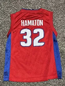 adidas Richard Rip Hamilton #32 Detroit Pistons NBA Jersey Youth Medium Red - Picture 1 of 3