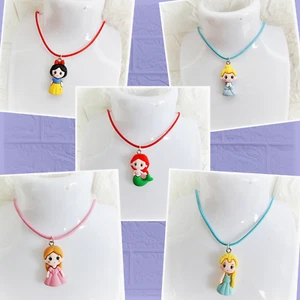 NECKLACES - KIDS PRINCESS - CHILDRENS CARTOON DISNEY TOYS NEW PARTY - Picture 1 of 6