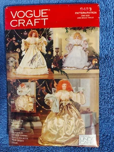 Vogue Craft 8433  Pattern Linda Carr & Transfers Christmas Angel Doll - Picture 1 of 2