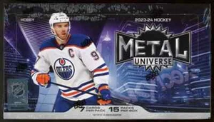 2023/24 Upper Deck Skybox Metal Universe Hockey SEALED Hobby Box - Connor Bedard - Picture 1 of 1