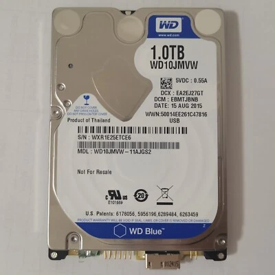 Western Digital 1TB WD10JMVW-11AJGS2 2.5 USB 3.0 Portable External HDD Drive - Image 1 of 3