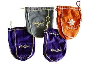BOLSO DE MANO CROWN ROYAL TELA CLÁSICO PÚRPURA INVIERNO CALABAZA NARANJA GRIS XO neocurio - Imagen 1 de 4