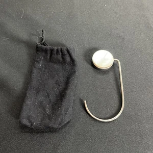 CERUTTI INOX 'Mimì' Bag Holder - Satin Stainless Steel - Picture 1 of 2