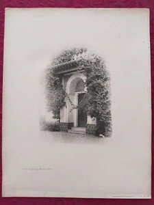 Photogravure Gervais Courtellemont et Cie,Alger: Porte de la Villa Mustapha Rais - Picture 1 of 2