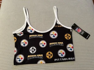 Pittsburgh Steelers NFL Team Bekleidung Damen Bralette, Größe Medium Neu mit Etikett - Bild 1 von 5