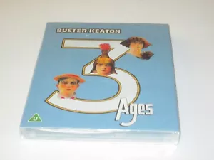 Buster Keaton Three Ages 3 Intolerance Blu-ray with Limited Slipcover Region B - Picture 1 of 5