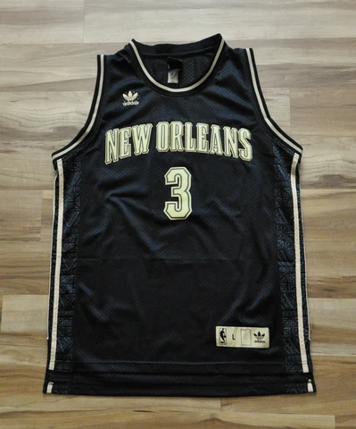 CHRIS PAUL NEW ORLEANS HORNETS ADIDAS GOLD JERSEY LIMITED SWINGMAN MEN L *READ* Cover