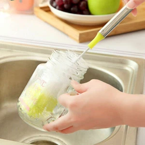 Bottle Cup Cleaning Brush Cleaning Brush Kitchen Washer Tool Long Handle New - Picture 1 of 9