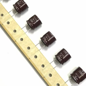 (PKG of 10) 2200uF 16V Electrolytic Capacitor, Radial, 105°C, UCC KRG Series - Picture 1 of 5