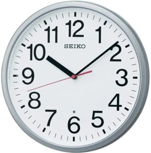 SEIKO Wall Clock Analog Silver Metallic KX230S From Japan New  - Picture 1 of 5