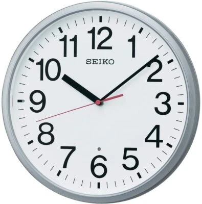 SEIKO Wall Clock Analog Silver Metallic KX230S From Japan New  - Image 1 of 4