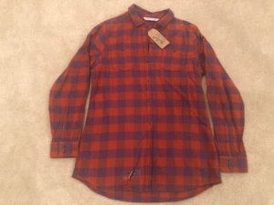 NEW! Woolrich Women's Buffalo Check Boyfriend Flannel Shirt - Picture 1 of 4