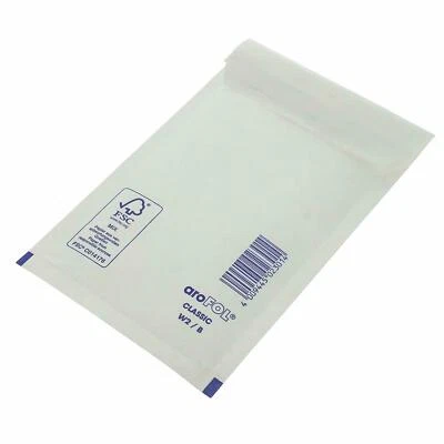 AROFOL GENUINE WHITE BUBBLE PADDED ENVELOPES MAILERS BAGS SMALL A/000, B/00
