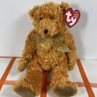 Gold Medal Beanie Baby Celebrating 100 Years Teddy New Mint Tags + Heart Cover