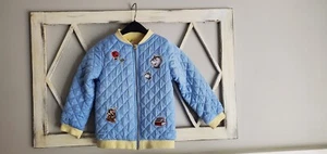 Disney Collection by Tutu Couture Beauty & The Beast Sz 10 Jacket Blue Satin - Picture 1 of 4