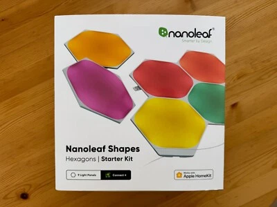 Nanoleaf Hexagons Starter Kit (9 Stück), neu in ungeöffneter OVP - Bild 1 von 2