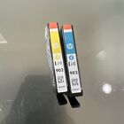 Genuine HP 902 Cyan & Yellow Ink Cartridges 2024/03 No Box