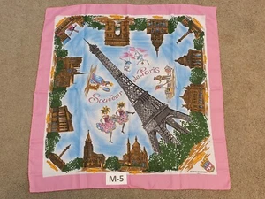 Pierre Charrier Paris Scarf Pink Paris France - Picture 1 of 9