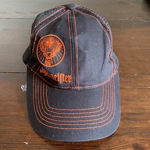 Jagermeister Snap-Back Hat - Black Baseball Cap - Trucker Hat - Picture 1 of 9