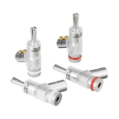 Furutech Audio-Grade Banana Plug Rhodium Plating FP-202R 4 This One Set JAPA JP - Image 1 of 2