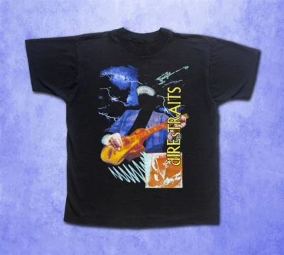 Dire Straits Black T-Shirt Cotton Full Size Unisex S-5XL JK623 - Image 1 of 3