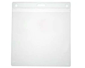 Clear Vinyl Visitor Pass Holders - Landscape (Pack of 100) - Picture 1 of 1