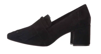 Zapatos de salón clásicos Kenneth Cole New York para mujer de cuero macey punta cuadrada NEGROS / 5  Foto 1 de 4