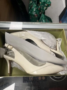 Mootsies Tootsies "Dwell" Slingbacks Women's 10 in Ivory - Picture 1 of 6