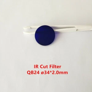 34*2.0mm amblyopia threapy filter Blue glass QB24 BG12 - Picture 1 of 2