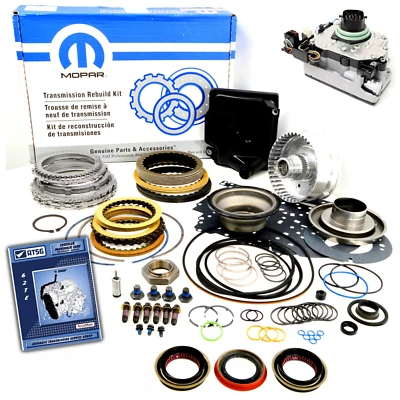 62TE Transmission Rebuild Kit with Solenoid + ATSG Book 2006+ Caravan Pacifica - Image 1 of 4