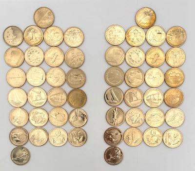 2018 - 2025 58 Coin PD Mint Uncirculated American Innovation Dollar Set to Date - Image 1 of 4