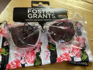 Foster Grants floral sunglasses – UV400% Floral print scratch-resistant New - Picture 1 of 5