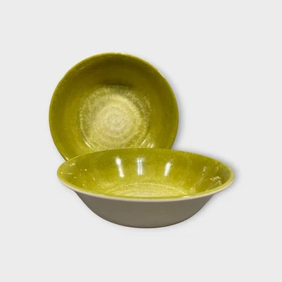 Better Homes & Gardens Set of 2 Green Speckled Melamine Bowls 7.5 Inch - Image 1 of 4