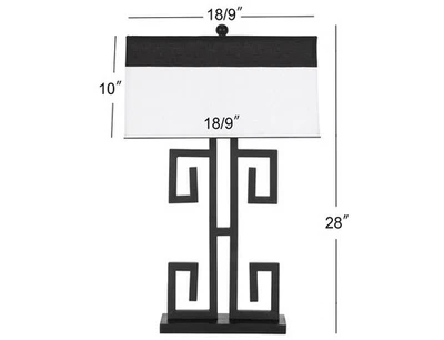 Safavieh GREEK KEY TABLE LAMP, Reduced Price 2172770156 LIT4071A-SET2 - Image 1 of 4