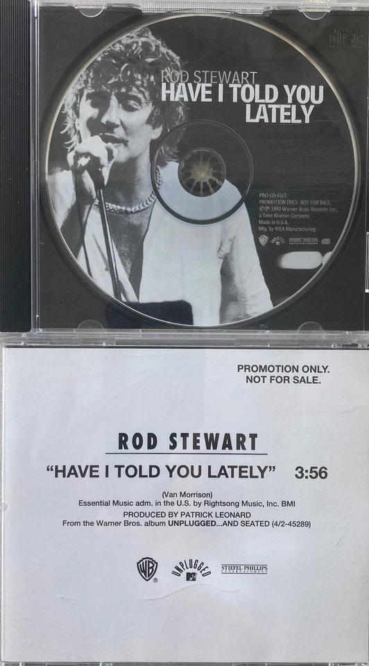 ROD STEWART  Have I Told You Lately  promo Picture Disc CD single Foto 1 de 1