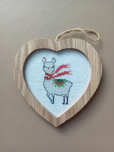 1 kleines  Stickbild im Rahmen - Bild 1 von 2