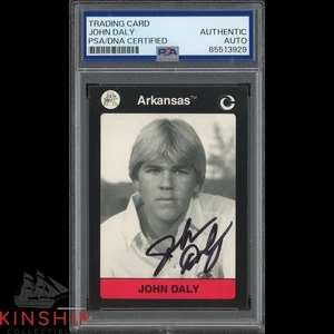 John Daly signed 1991 Collegiate Collection Card PSA DNA Slab Golf Auto C4736 - Picture 1 of 1