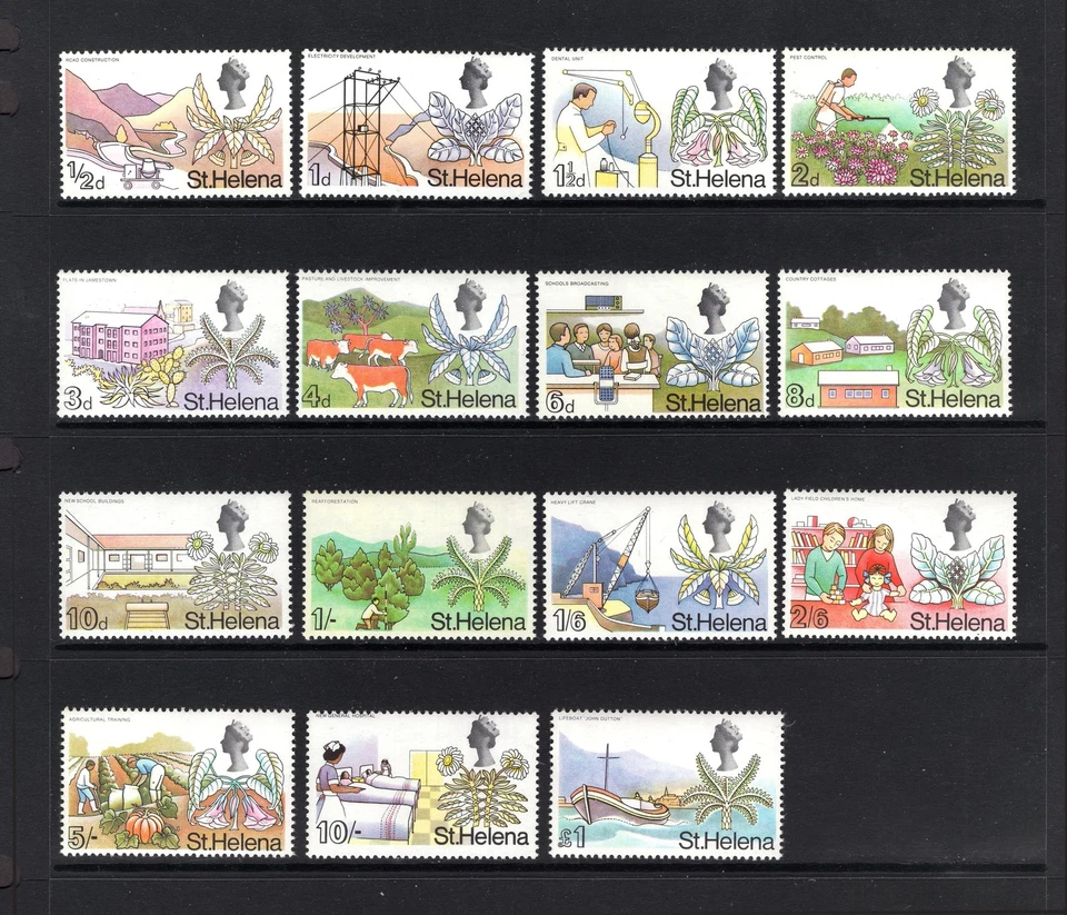 Juego M27964 St Helena 1968 X15 sin montar como nuevo Sg 226/40 Cat £18 Foto 1 de 1