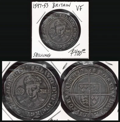 🔥 1547-53 XELIM BRITÂNICO (BOM MUITO BOM ESTADO VEJA FOTOS!!) 🔥SEM RS E FRETE GRÁTIS🔥 - Imagem 1 de 3