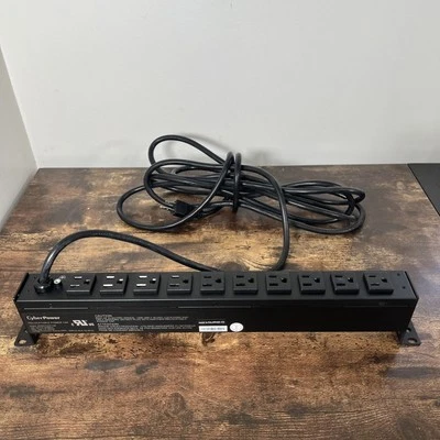 CyberPower Rackbar Surge Suppressor 15A RM 12 Outlet 1U RKBS15S2F10R - Image 1 of 4