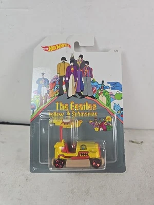 Hot Wheels Retro Nuevo de Lote Antiguo 2016 Beatles Amarillo Submarino Bump Around Car 1/6 Foto 1 de 4