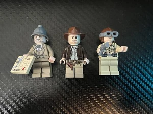 LEGO Indiana Jones 7620 Motorcycle Chase Minifigures Only - Henry Jones + German - Picture 1 of 3