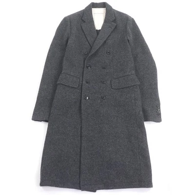 Excellent DRIES VAN NOTEN coat ROLTO 7060 MW COAT wool melton chesterfield - Image 1 of 4
