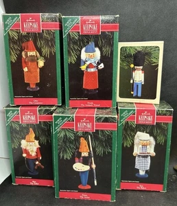 Hallmark Christmas 5’North Pole Nutcrackers  1 Clothespin Soldier Ornaments - Picture 1 of 13
